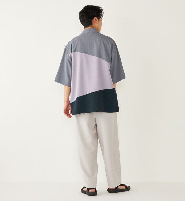 SHIPS Colors 「SHIPS Colors:〈洗濯機可能〉比翼 ブロッキング シャツ」|シャツ・ブラウス|