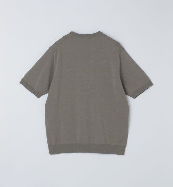 SHIPS「SHIPS: リネン&times;TEXBRID クルーネック ニット Tシャツ」|ニット・セーター|