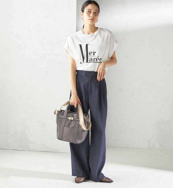 SHIPS for women「【WEB限定】パーテーション ライン テープ バッグ」|ショルダー・メッセンジャー|