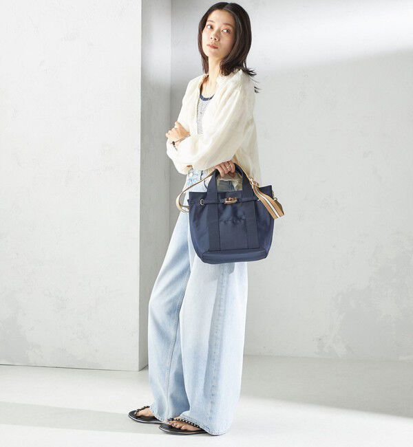 SHIPS for women「【WEB限定】パーテーション ライン テープ バッグ」|ショルダー・メッセンジャー|