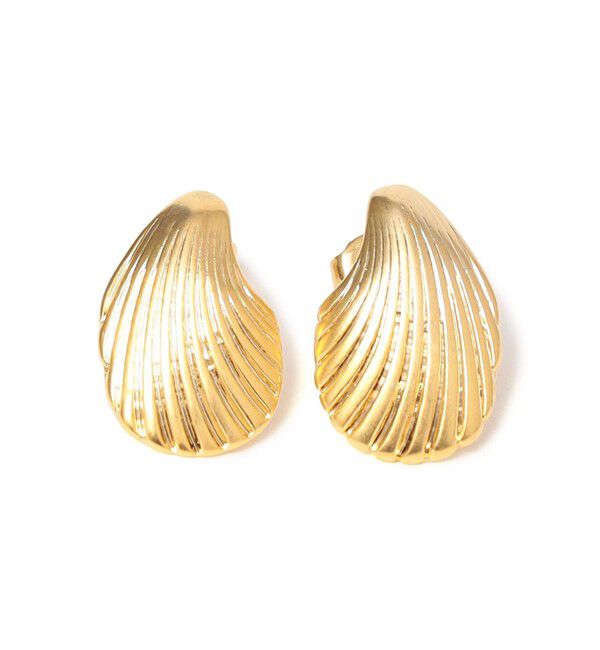 SHIPS for women「シェル モチーフ ピアス」|ピアス|ゴールド
