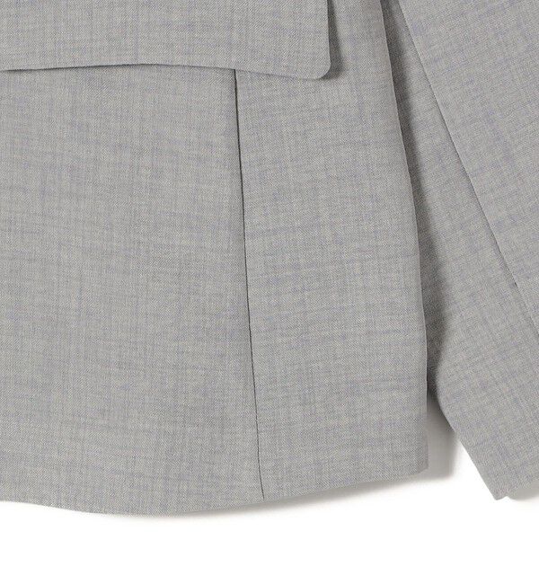 SHIPS Colors 「SHIPS Colors:〈手洗い可能〉リネンライク 1B ジャケット」|ノーカラージャケット|