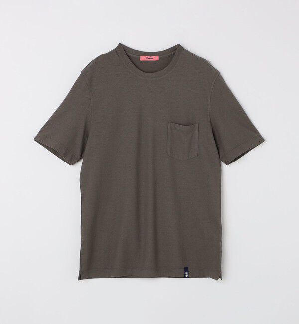 SHIPS「DRUMOHR: コットン/リネン ガーメントダイ Tシャツ」|Tシャツ・カットソー|グレー系