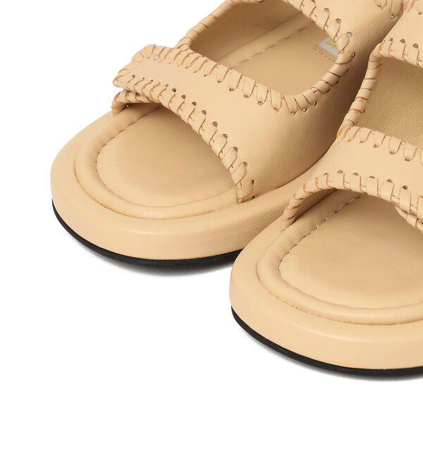 SHIPS any「MACMOC: Ratan ステッチ ストラップ サンダル」|サンダル|