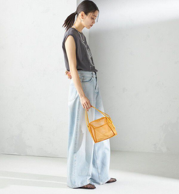 SHIPS for women「プラチナ ヴェール フレンチ スリーブ TEE」|Tシャツ・カットソー|