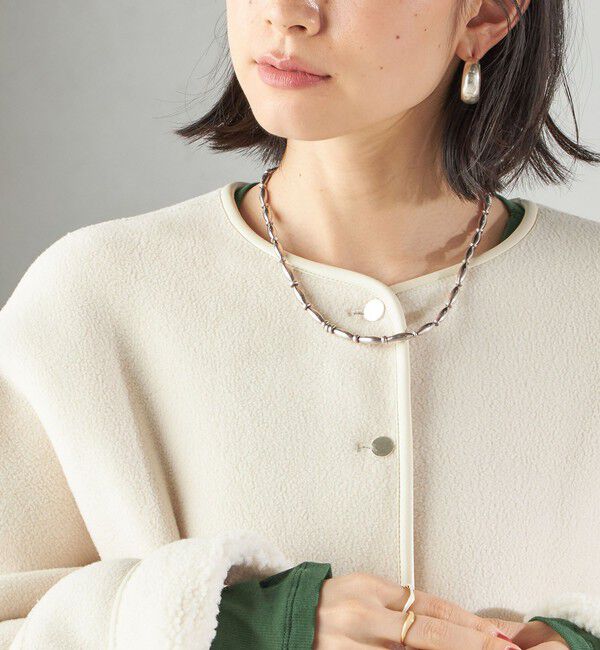 SHIPS for women「【一部WEB限定】〈手洗い可能〉NEW リバーシブル ボア ブルゾン」|ブルゾン・スタジャン|