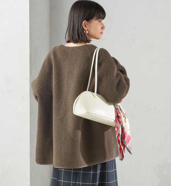 SHIPS for women「【一部WEB限定】〈手洗い可能〉NEW リバーシブル ボア ブルゾン」|ブルゾン・スタジャン|