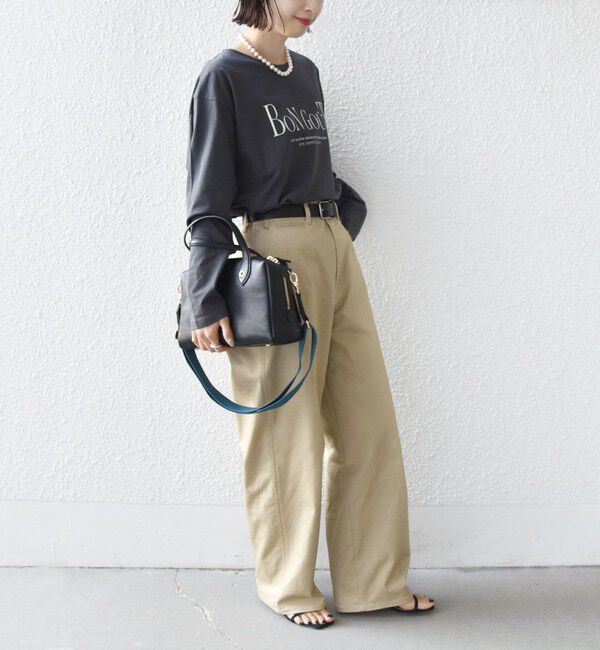 SHIPS for women「《予約》ロング スリーブ プリント TEE」|Tシャツ・カットソー|