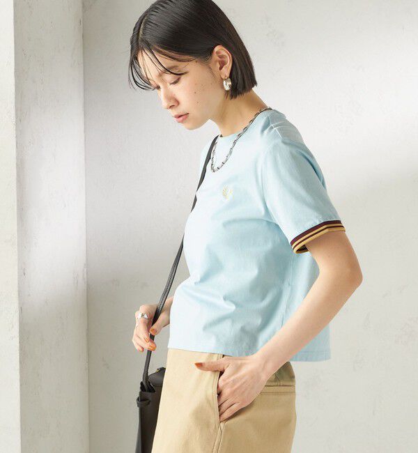 SHIPS for women「《予約》FRED PERRY:G2162 TIPPED T SHIRT」|Tシャツ・カットソー|