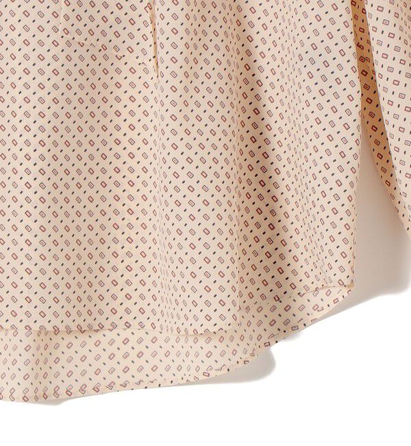 SHIPS for women「〈手洗い可能〉プリント タイ 長袖 ブラウス」|シャツ・ブラウス|