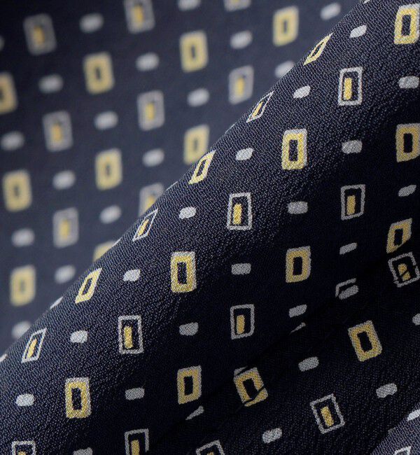 SHIPS for women「〈手洗い可能〉プリント タイ 長袖 ブラウス」|シャツ・ブラウス|