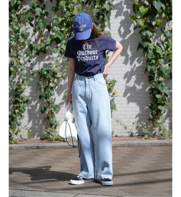 OUTDOOR PRODUCTS Usual Things「LEE 別注ハイウエストルーズデニム」|デニム|