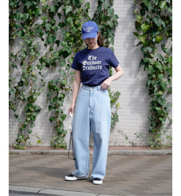 OUTDOOR PRODUCTS Usual Things「LEE 別注ハイウエストルーズデニム」|デニム|