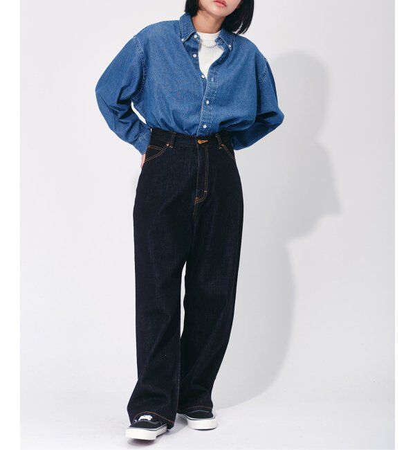 OUTDOOR PRODUCTS Usual Things「LEE 別注ハイウエストルーズデニム」|デニム|