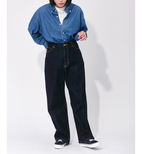 OUTDOOR PRODUCTS Usual Things「LEE 別注ハイウエストルーズデニム」|デニム|