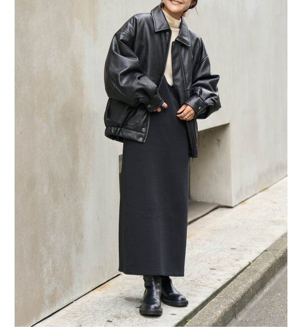 OUTDOOR PRODUCTS Usual Things「追加3ダンボールニット2WAYジャンスカ」|ワンピース|