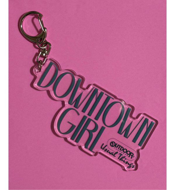 OUTDOOR PRODUCTS Usual Things「DOWN TOWN GIRL KEY HOLDER」|キーケース|グリーン A