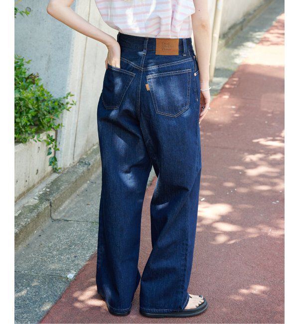 OUTDOOR PRODUCTS Usual Things「追加2 ULTライトデニムハイライズルーズ5PKT」|デニム|