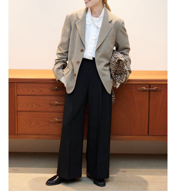 OUTDOOR PRODUCTS Usual Things「≪予約/WEB・横浜店限定カラーあり≫ORDINARY タックワイドスラックス」|スラックス|