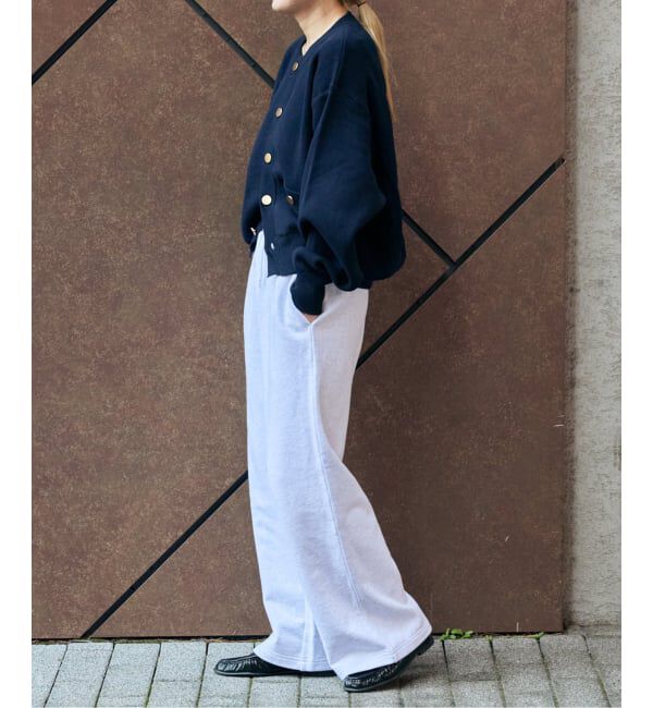 OUTDOOR PRODUCTS Usual Things「≪予約≫スウェットライク金ボタンカーデ」|カーディガン|