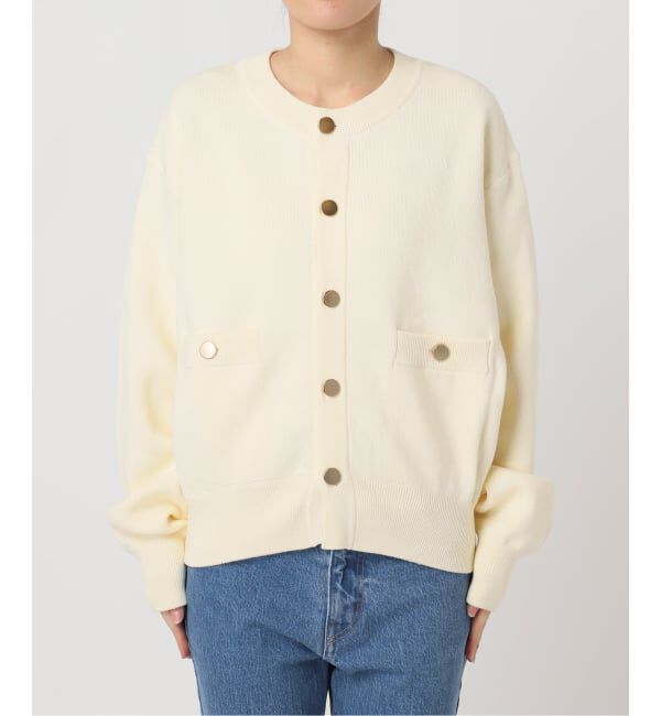 OUTDOOR PRODUCTS Usual Things「≪予約≫スウェットライク金ボタンカーデ」|カーディガン|