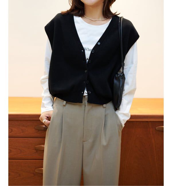 OUTDOOR PRODUCTS Usual Things「≪予約≫フルニードルVネックベスト」|ベスト・ジレ|