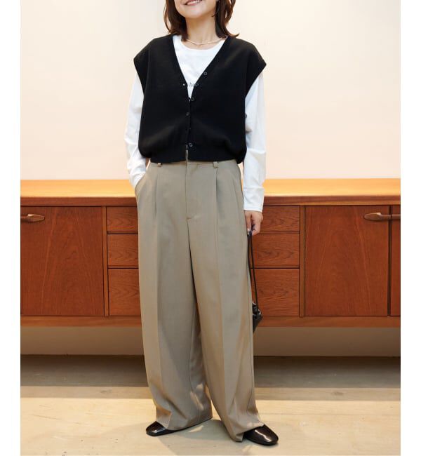 OUTDOOR PRODUCTS Usual Things「≪予約≫フルニードルVネックベスト」|ベスト・ジレ|