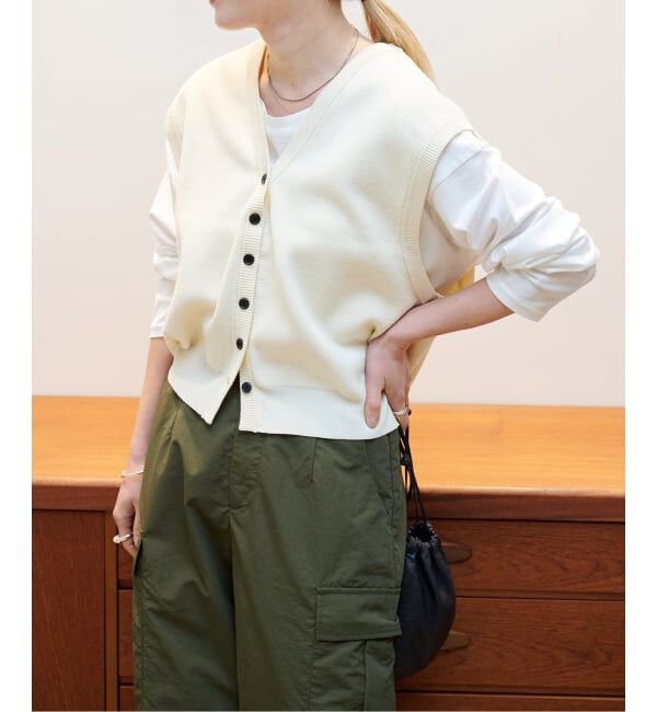 OUTDOOR PRODUCTS Usual Things「≪予約≫フルニードルVネックベスト」|ベスト・ジレ|