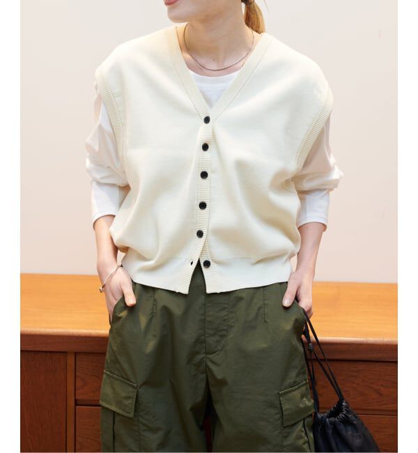 OUTDOOR PRODUCTS Usual Things「≪予約≫フルニードルVネックベスト」|ベスト・ジレ|