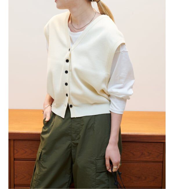 OUTDOOR PRODUCTS Usual Things「≪予約≫フルニードルVネックベスト」|ベスト・ジレ|