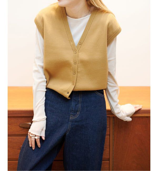 OUTDOOR PRODUCTS Usual Things「≪予約≫フルニードルVネックベスト」|ベスト・ジレ|