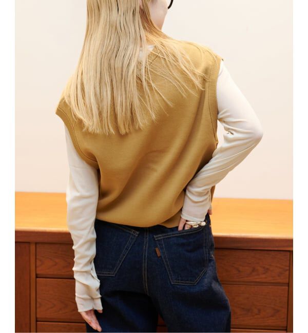 OUTDOOR PRODUCTS Usual Things「≪予約≫フルニードルVネックベスト」|ベスト・ジレ|