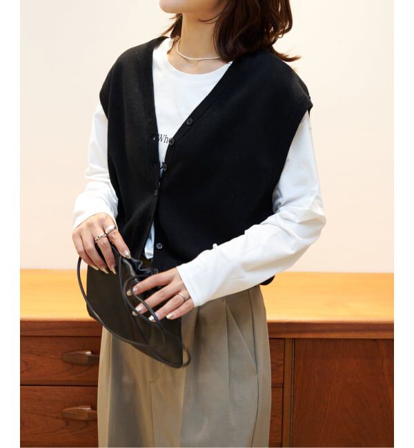 OUTDOOR PRODUCTS Usual Things「≪予約≫フルニードルVネックベスト」|ベスト・ジレ|