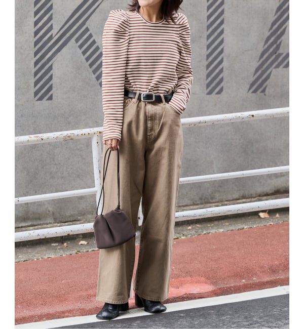 OUTDOOR PRODUCTS Usual Things「≪予約/WEB限定カラーあり≫ボリュームスリーブボーダープルオーバー」|Tシャツ・カットソー|