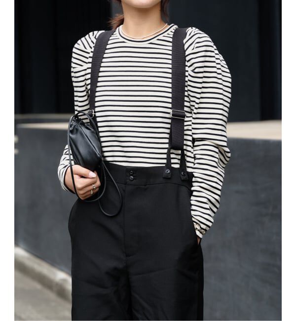 OUTDOOR PRODUCTS Usual Things「≪予約/WEB限定カラーあり≫ボリュームスリーブボーダープルオーバー」|Tシャツ・カットソー|