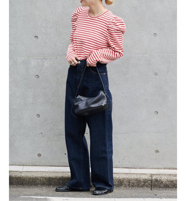 OUTDOOR PRODUCTS Usual Things「≪予約/WEB限定カラーあり≫ボリュームスリーブボーダープルオーバー」|Tシャツ・カットソー|