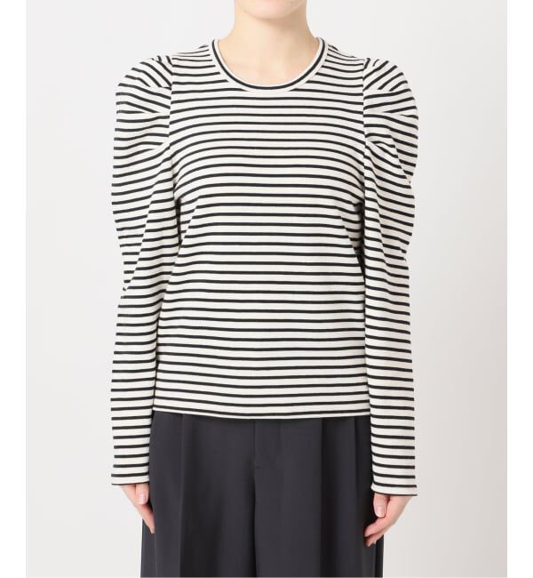 OUTDOOR PRODUCTS Usual Things「≪予約/WEB限定カラーあり≫ボリュームスリーブボーダープルオーバー」|Tシャツ・カットソー|