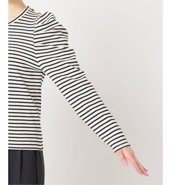 OUTDOOR PRODUCTS Usual Things「≪予約/WEB限定カラーあり≫ボリュームスリーブボーダープルオーバー」|Tシャツ・カットソー|