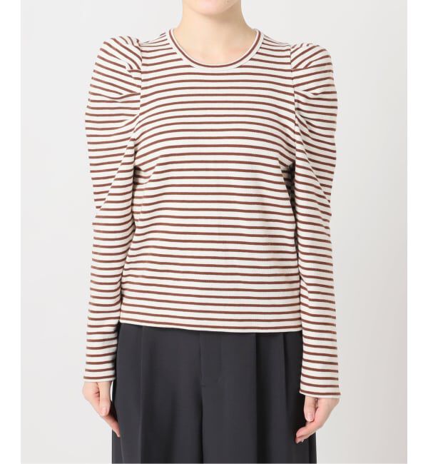 OUTDOOR PRODUCTS Usual Things「≪予約/WEB限定カラーあり≫ボリュームスリーブボーダープルオーバー」|Tシャツ・カットソー|