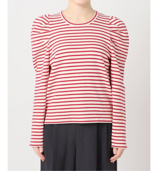 OUTDOOR PRODUCTS Usual Things「≪予約/WEB限定カラーあり≫ボリュームスリーブボーダープルオーバー」|Tシャツ・カットソー|