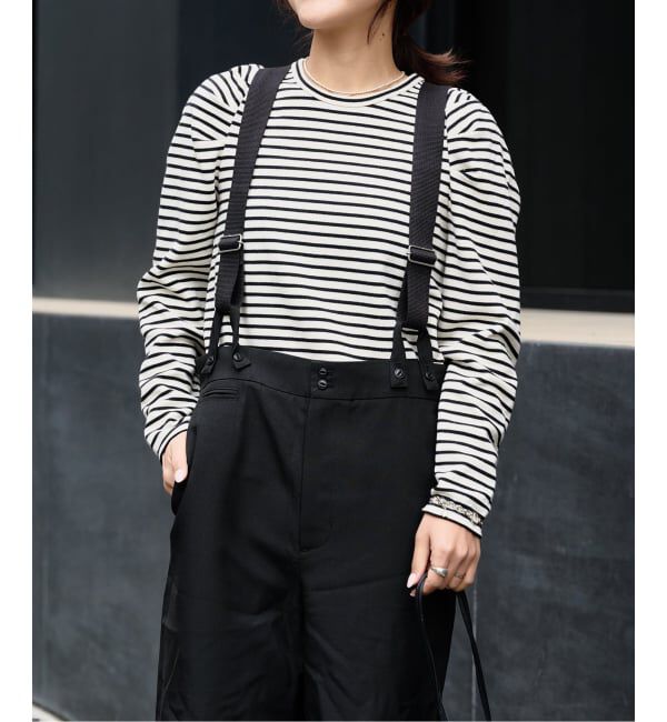 OUTDOOR PRODUCTS Usual Things「≪予約/WEB限定カラーあり≫ボリュームスリーブボーダープルオーバー」|Tシャツ・カットソー|