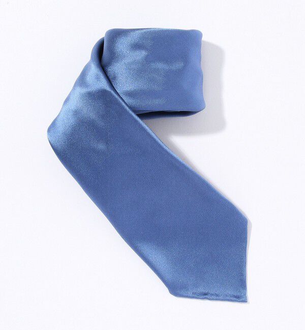 TOMORROWLAND GOODS「TOMORROWLAND シルク ソリッドタイ」|ネクタイ・蝶ネクタイ|ライトブルー