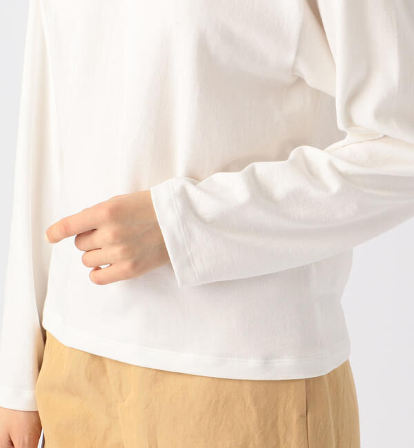 GALERIE VIE「コットン クルーネックプルオーバー」|Tシャツ・カットソー|