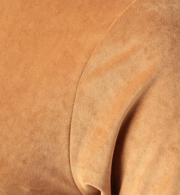 MACPHEE「トリアセテートポリエステルベロア ハーフスリーブプルオーバー」|Tシャツ・カットソー|