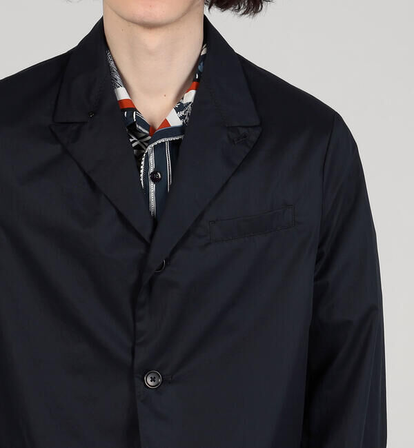 TOMORROWLAND MENS「コットンポプリン ピークドラペルシングルブレステッド3Bジャケット」|テーラードジャケット|