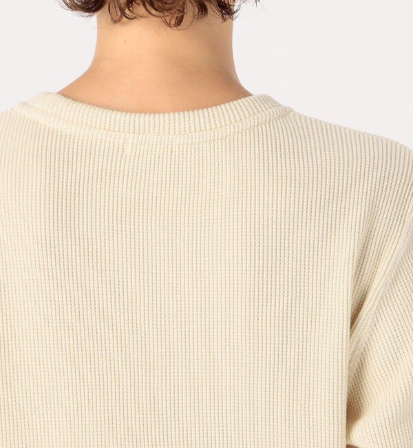 GALERIE VIE「ウールコットンワッフル ラウンドネックプルオーバー」|Tシャツ・カットソー|