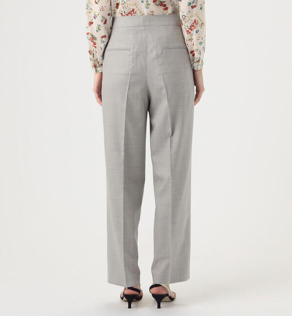 TOMORROWLAND collection「シャイニーピンヘッド ストレートパンツ」|スラックス|