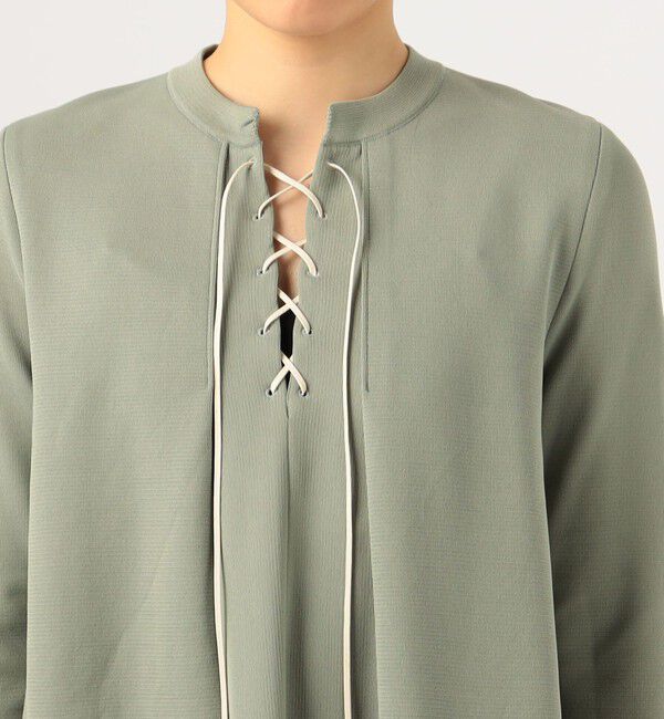 Ballsey「ドライミラノリブ レースアップワンピース」|ワンピース|