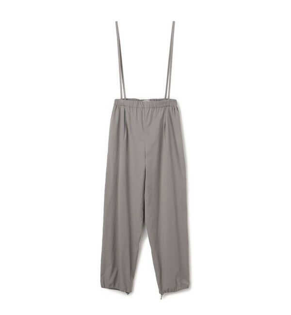 GALERIE VIE「コンパクトコットンツイル サスペンダー付きパンツ」|その他|15 グレー
