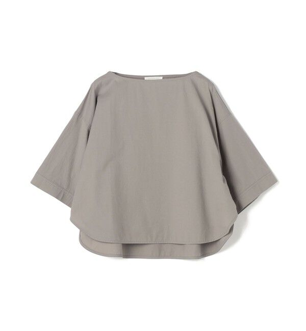 GALERIE VIE「コンパクトコットンツイル ワイドスリーブブラウス」|シャツ・ブラウス|15 グレー